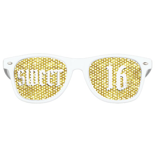SWEET 16 Tons rétro / Lunettes de soleil de fête a (Devant)