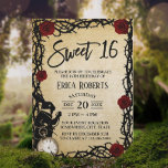 Sweet 16 Vintage Alice im Wunderland Geburtstag Einladung<br><div class="desc">Sweet 16 Vintage Alice im Wunderland zum Geburtstag Einladungen.</div>