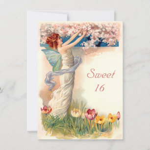 Sweet 16 Vintage Mehlblüte Einladung