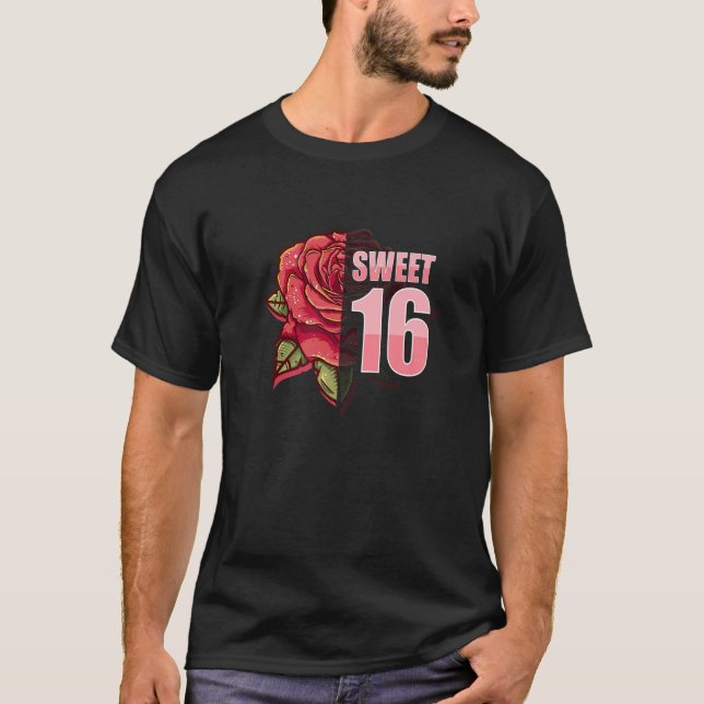 Sweet 16 Years Sixn Birthday Party - Sweet 16 T-Shirt (Vorderseite)
