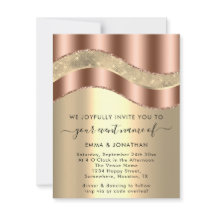 Sweet 16t Brautparty QR Code Rose Kupfer Gold