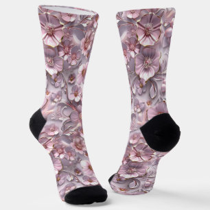 Sweet 3d Cherry Blossoms Socken