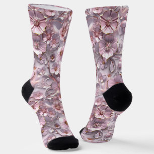 Sweet 3d Cherry Blossoms Socken