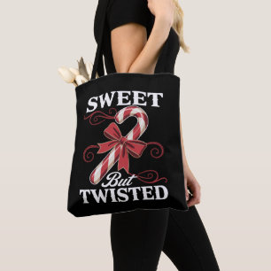 Sweet aber gefickt Candy Cane Weihnachtsfeiertag Tasche