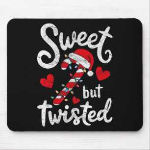 Sweet aber gefickt Funny Weihnachts Candy Cane Xma Mousepad
