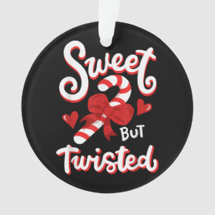 Sweet aber gefickt Funny Weihnachts Candy Cane Xma Ornament
