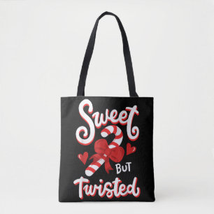 Sweet aber gefickt Funny Weihnachts Candy Cane Xma Tasche