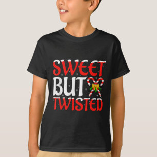 Sweet aber gefleckt Funny Candy Cane Weihnachten T-Shirt