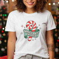 Sweet aber gefleckt Retro Candy Cane Weihnachten
