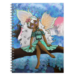 Sweet African American Fairy Notizblock