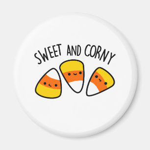 Sweet and Corny Funny Mais Kernels Pub Magnet