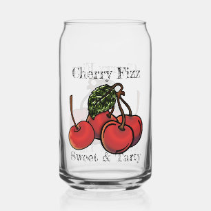 Sweet and Tarty Cherry Fizz Personalisiert Dosenglas