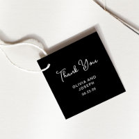 Sweet and Whimsical Black | Hochzeit Danke