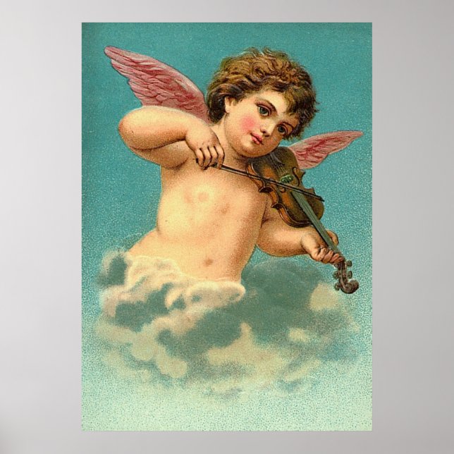 Sweet Angel Cherub Posters and Prints Poster (Vorne)
