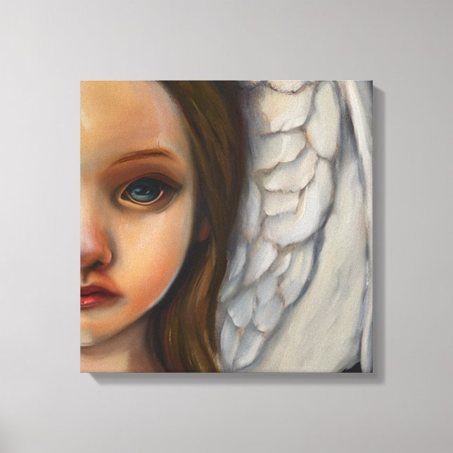Sweet Angel Girl Leinwanddruck (Vorderseite)