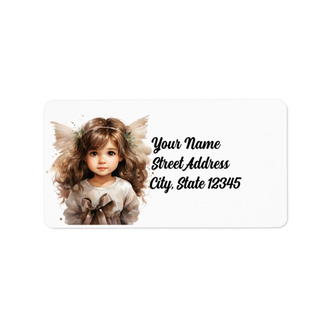 Sweet Angel Return Address Label Adressaufkleber (Vorne)