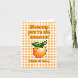 Sweet Apricot Geburtstagskarte Karte