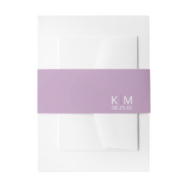 Sweet Arch Wedding Lilac ID998 Einladungsbanderole