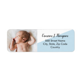 "Sweet Arrival" Personalisiertes Baby Foto Return 