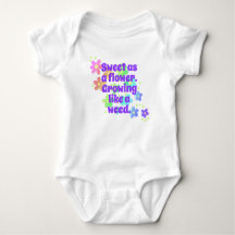 "Sweet as a Blume" Niedlich Rainbow Baby Bodysuit