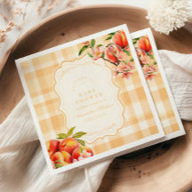 Sweet as a Peach Baby Dusche