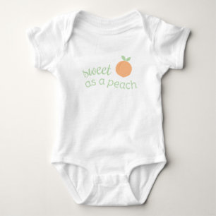 Sweet as a Peach Baby Shirt