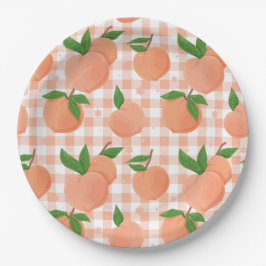Sweet as a Peach Birthday Pappteller