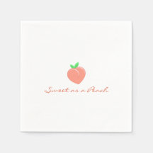 Sweet as a Peach Girly Birthday