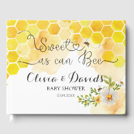 Sweet as Can Bee Bright and Cheery Baby Shower Gästebuch