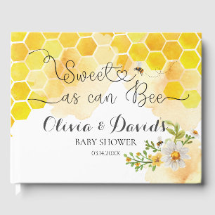 Sweet as Can Bee Bright and Cheery Baby Shower Gästebuch