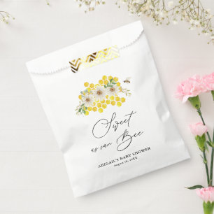 Sweet as Can Bee, Honey Bee & Daisies Baby Dusche Geschenktütchen
