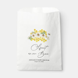 Sweet as Can Bee, Honey Bee & Daisies Baby Dusche Geschenktütchen