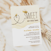 Sweet as Can bee Hummel Baby Dusche Einladung