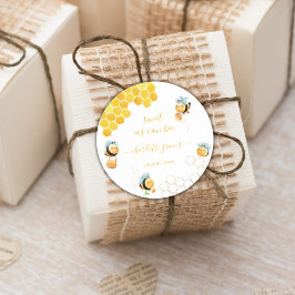 Sweet as Can bekommt 1. Geburtstag Runder Aufkleber