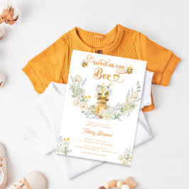 Sweet as can Beoral Niedlich Baby Shower Einladung
