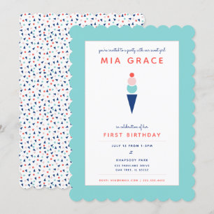 Sweet as Ice Cream Invitation