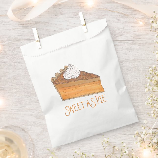 Sweet As Pie Sweet Potato Pie Holiday Dessert Geschenktütchen (Ausgeschnitten)