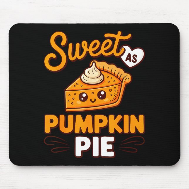 Sweet As Pumpkin E Shirt Adult Kids Men Women Than Mousepad (Vorne)