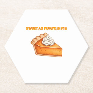 Sweet as Pumpkin Pie � Herbst Erntedank Dessert D Untersetzer