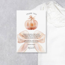 Sweet Autumn Bow Little Pumpkin Baby Shower