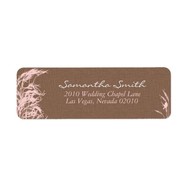 Sweet Autumn Bridge Return Label B (Vorne)