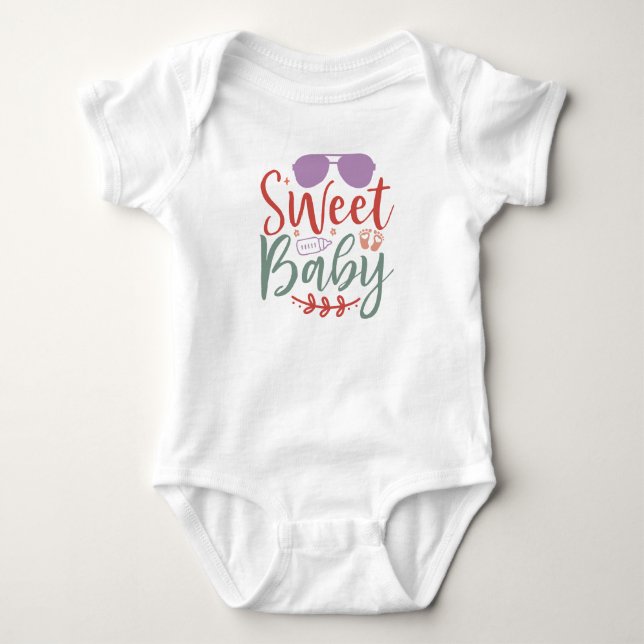 Sweet Baby - Baby Bodysuit Baby Strampler (Vorderseite)
