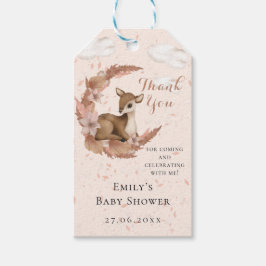 Sweet Baby Bambi Blume Mond Wolken Sterne Gefallen Geschenkanhänger