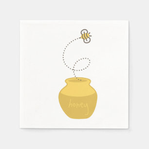 Sweet Baby Bee Honey Napkins Serviette