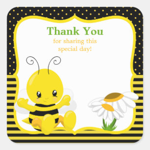 Sweet Baby Bee Vielen Dank, dass Sie Sticker