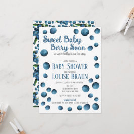 Sweet Baby Berry Soon Baby Shower Einladung