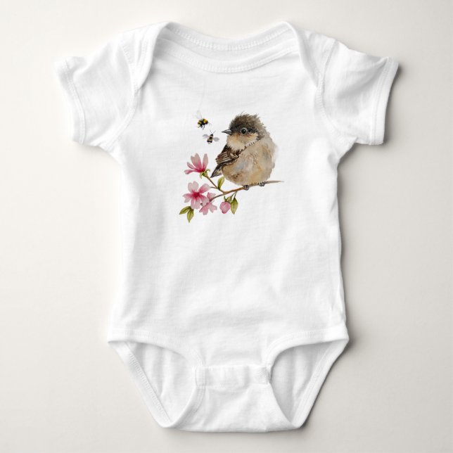 Sweet Baby Bird Säugling Bodysuit Baby Strampler (Vorderseite)