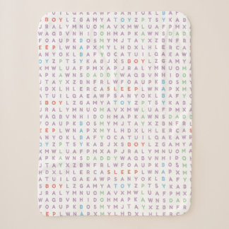 Sweet Baby Boy Alphabet ABCs Rich Warm Colors Sherpadecke