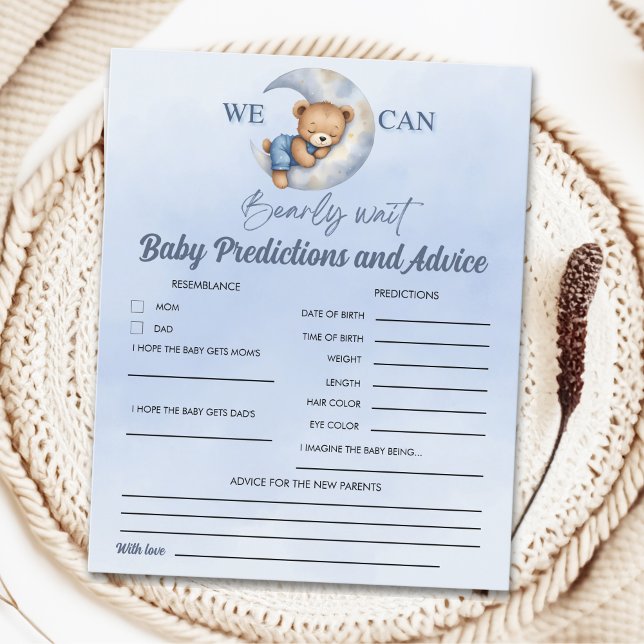 Sweet Baby Boy Teddy Bear Baby shower boy (Von Creator hochgeladen)