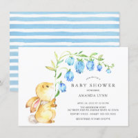 Sweet Baby Bunny Baby shower Invitation